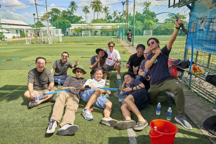 corporate event management activity with Jackfruit Adventure in Vietnam