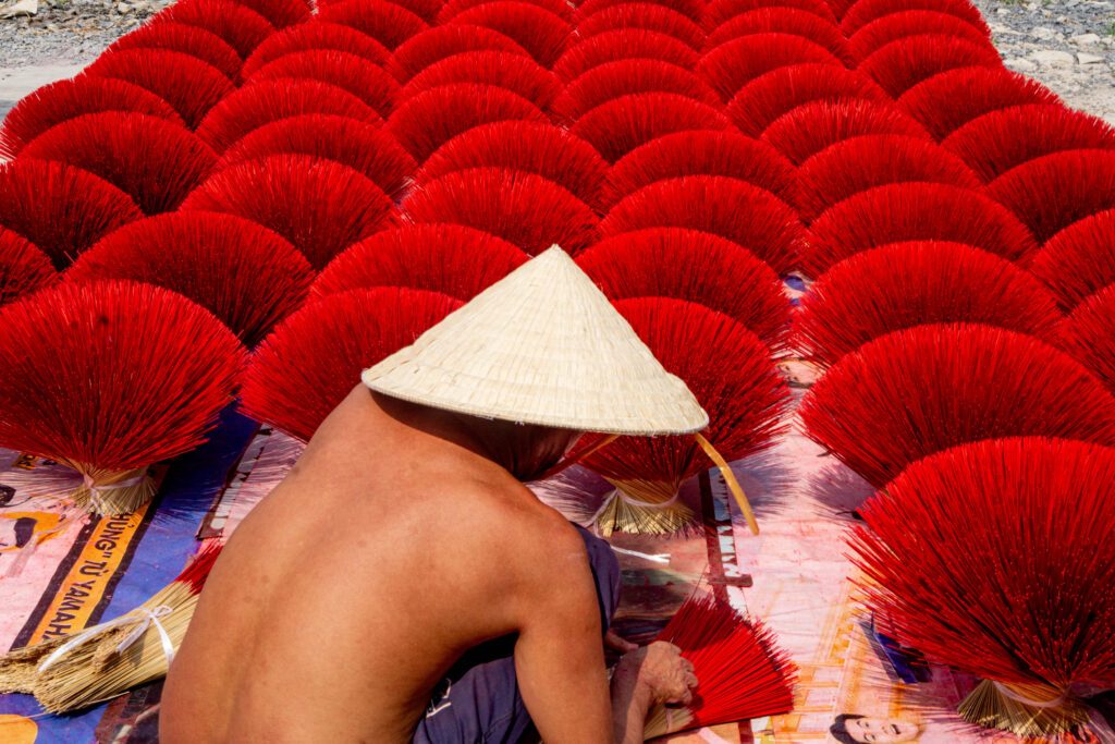 local making incense vietnam ho chi minh