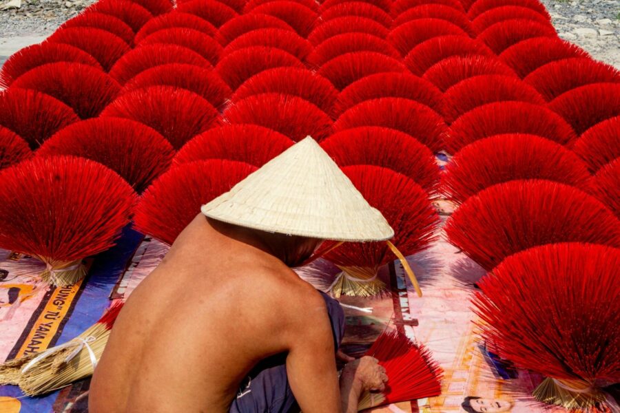 local making incense vietnam ho chi minh