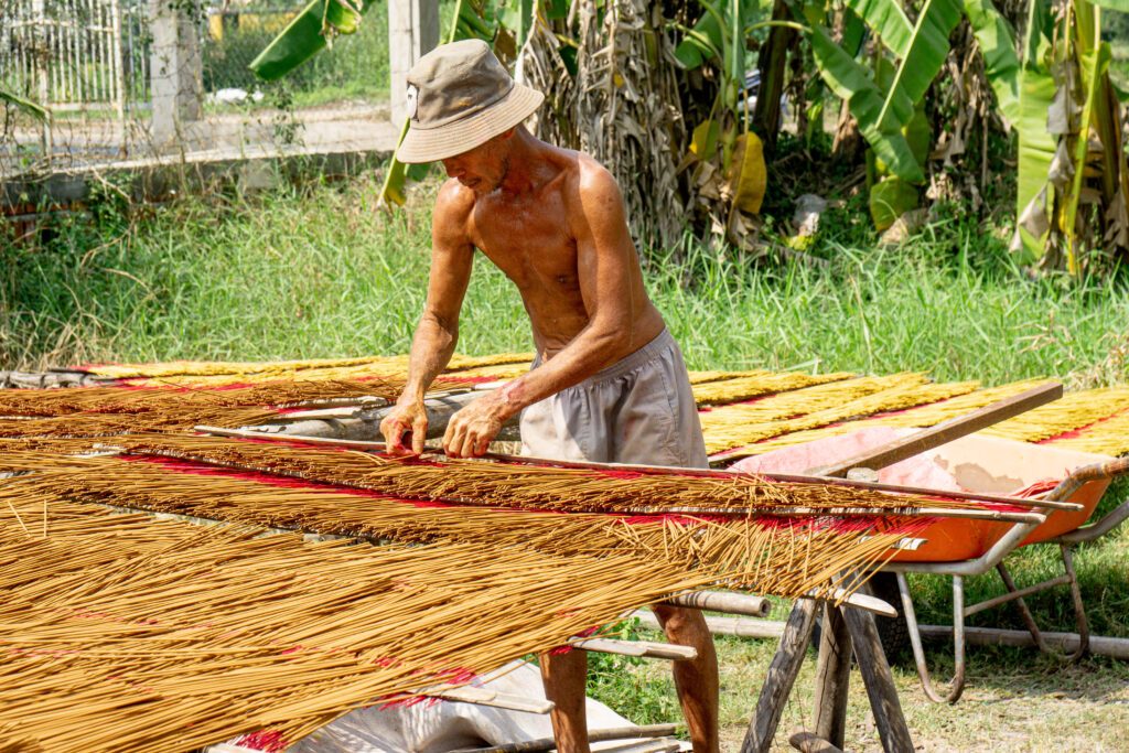 le minh xuan incense making village ho chi minh what to do