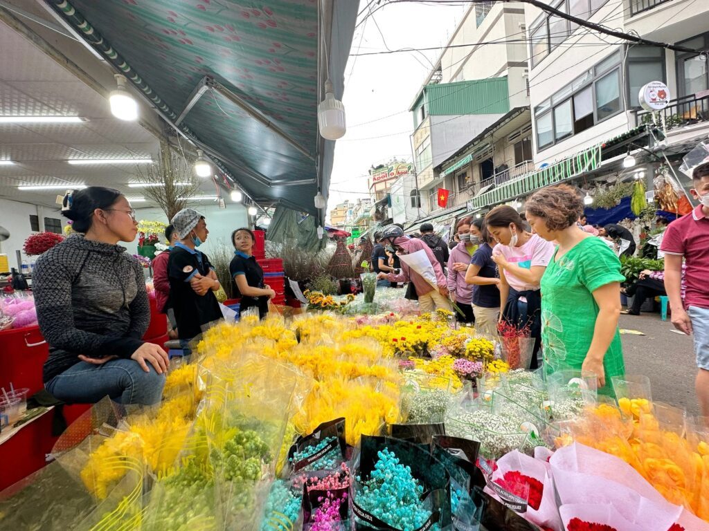 Tet's activity in Ho chi Minh city