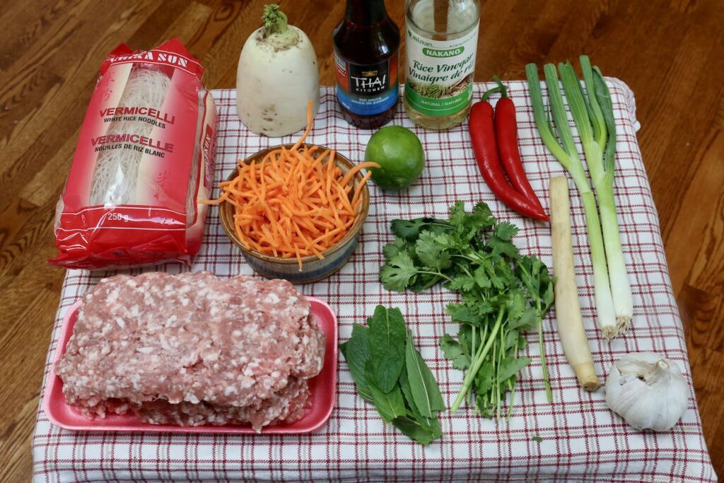 bun cha hanoi ingredients