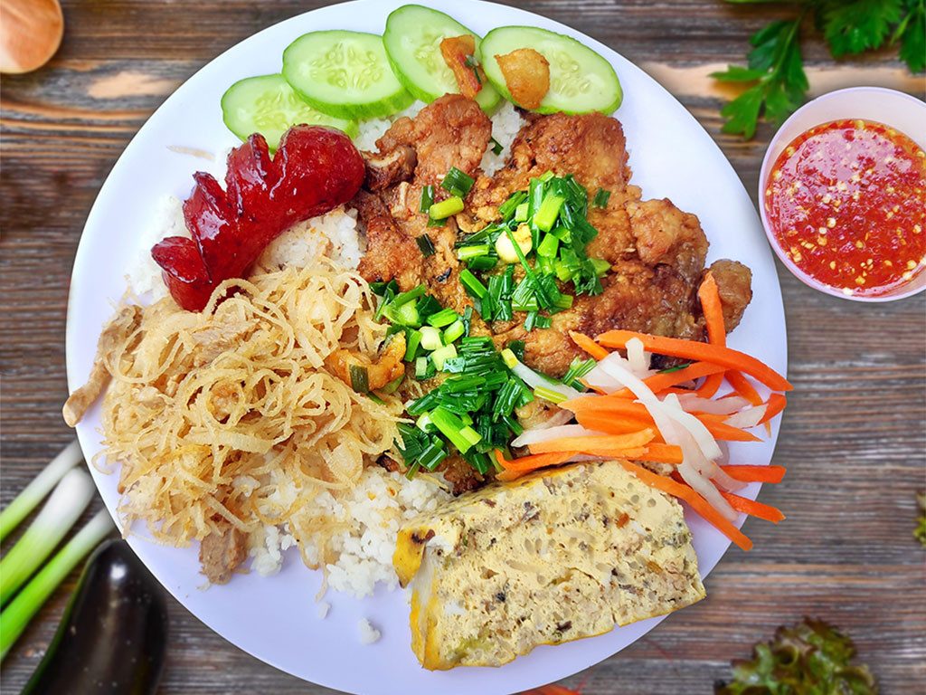 local street food places in Ho Chi Minh city