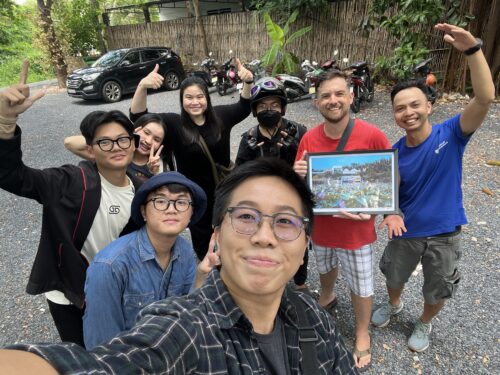 countryside cycling ho chi minh with Chad