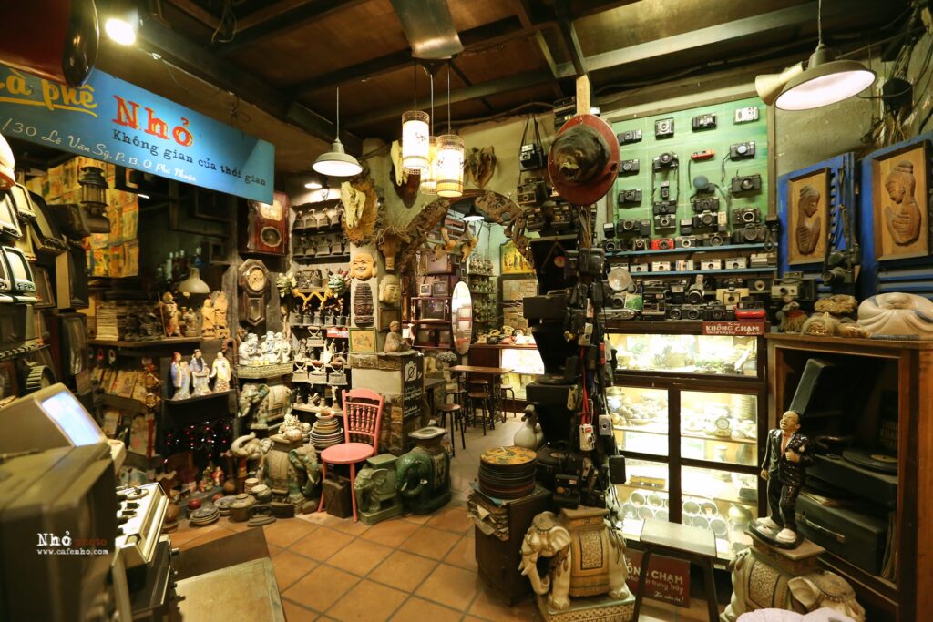 vintage coffee shop in ho chi minh city