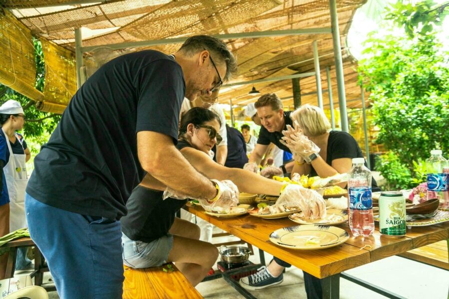 cooking with purpose corporate event management activity in Vietnam_ corporate event management_Jackfruit