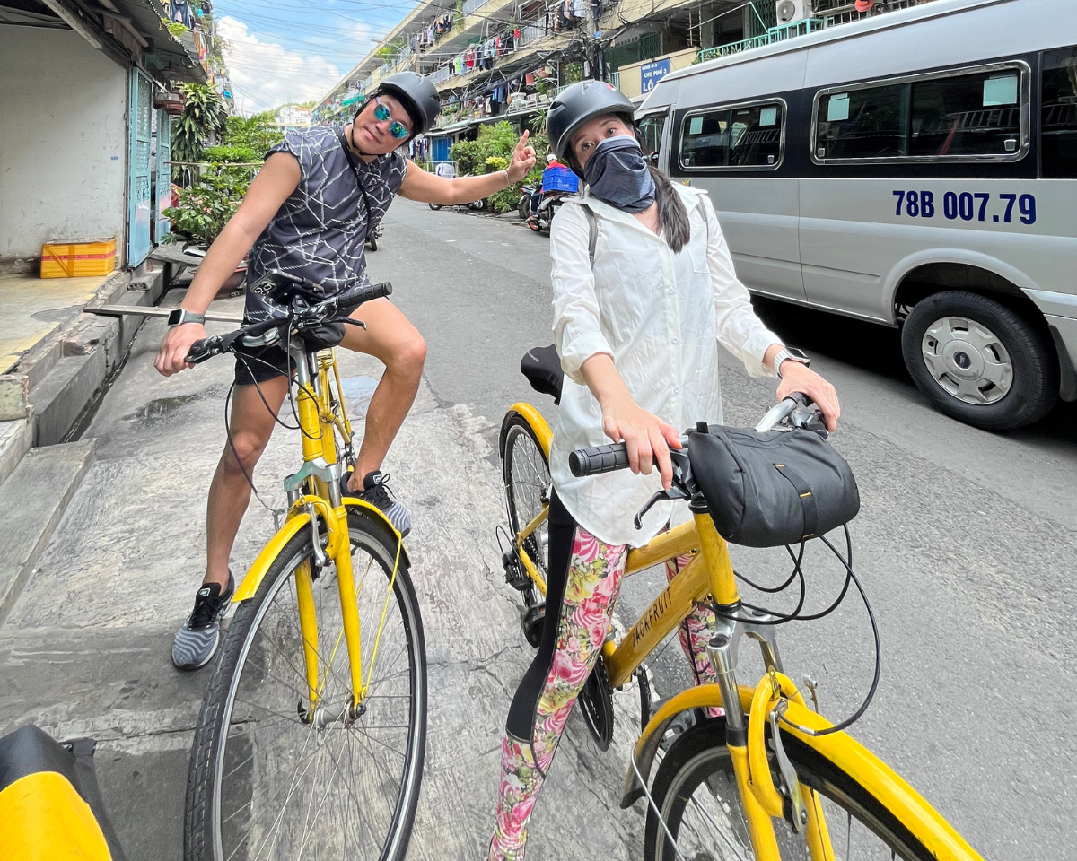 cycling in Ho Chi Minh City