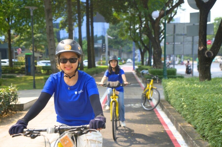 New Cycling Lane in Ho Chi Minh City