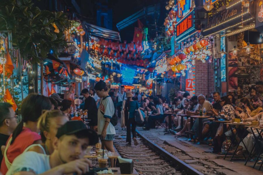 hanoi train street