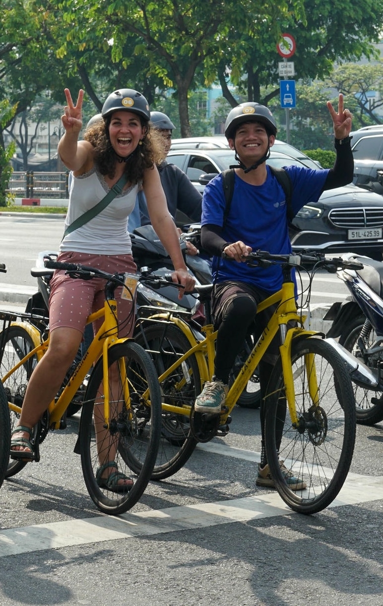 Happy cycling to explore the city_off the beaten path tour_Jackfruit
