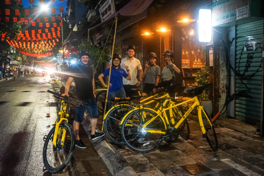 local food ride for team building activities for work small groups with Jackfruit Adventure