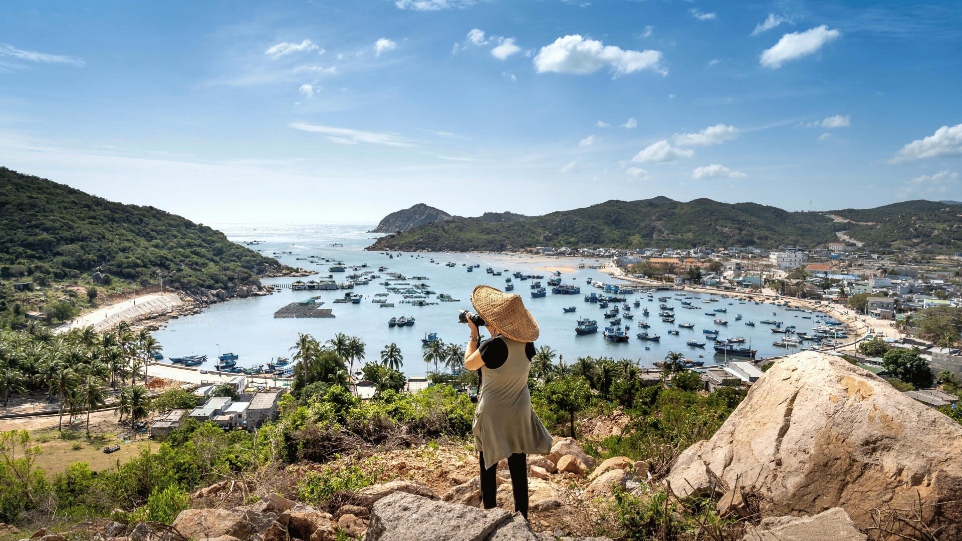Ninh Thuan coastal road is one of the most pictureques cycle trips vietnam - Jackfruit Adventure