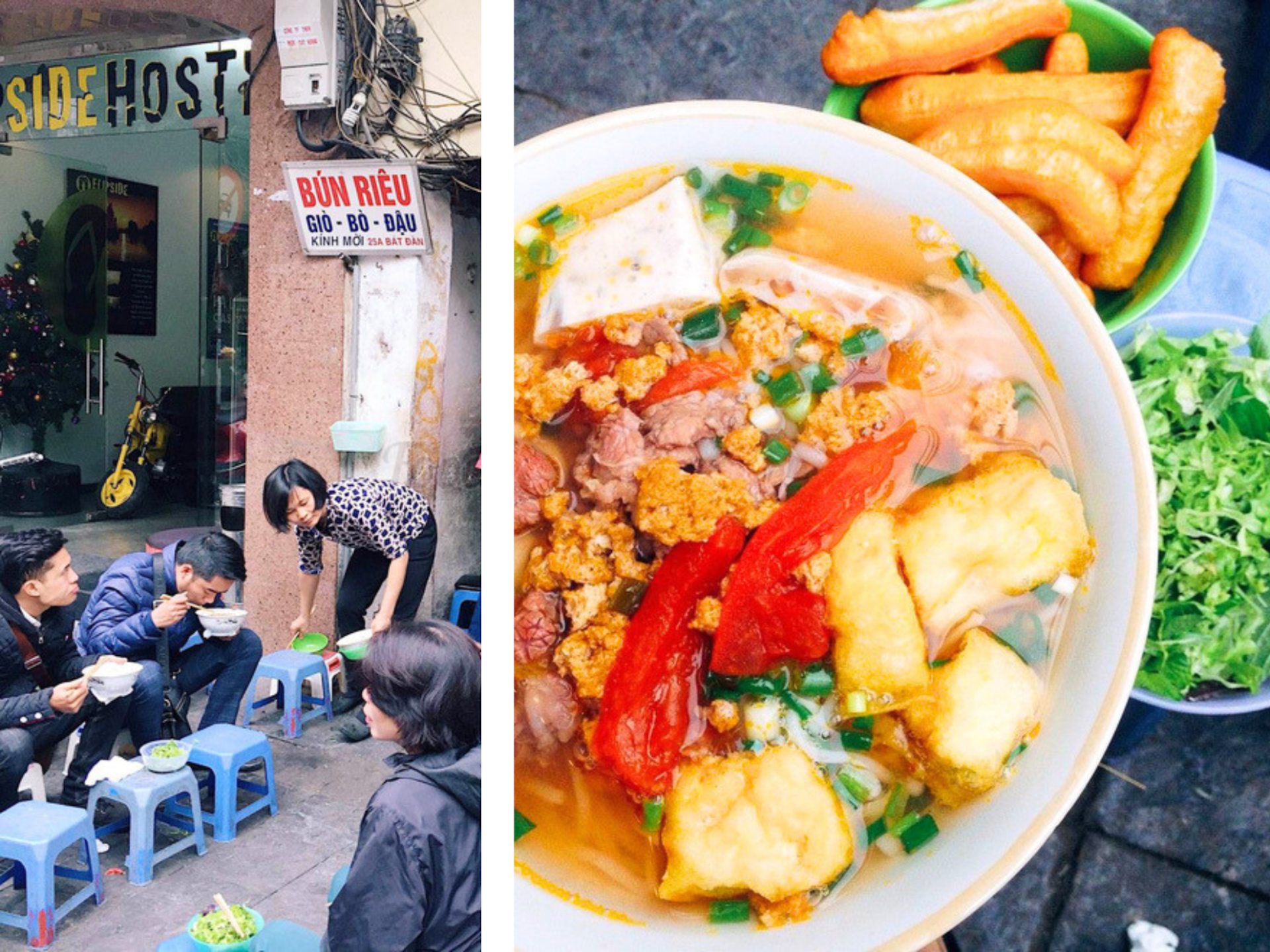 bun rieu bat dan - bun rieu hanoi - Jackfruit Adventure