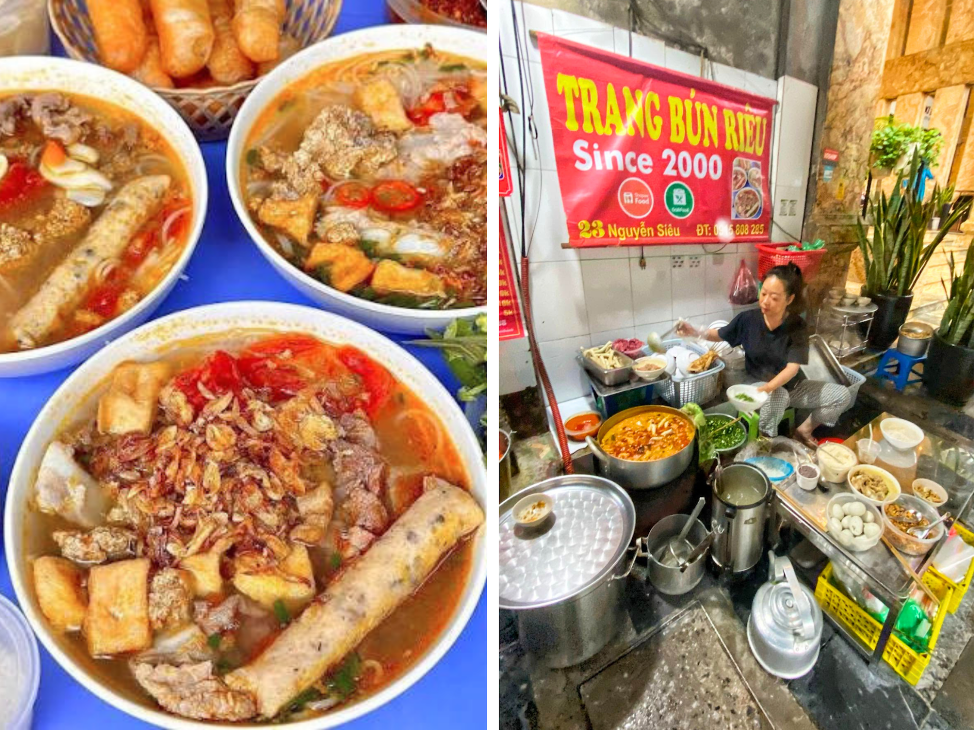 bun rieu nguyen sieu - bun rieu hanoi - Jackfruit Adventure